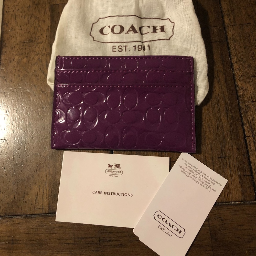 Coach Card Case Wallet